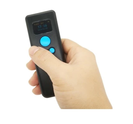 portable barcode scanner with display